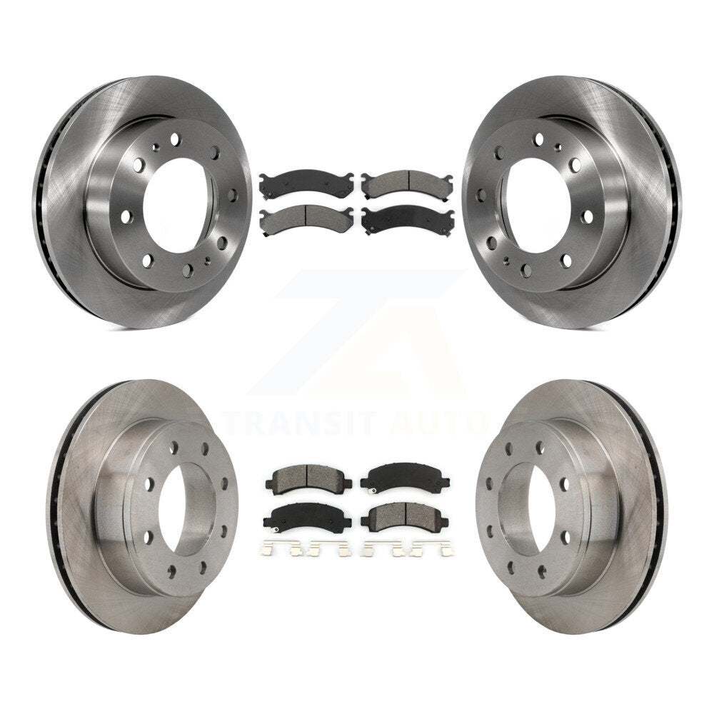 Kit de plaquettes semi-métalliques de Rotor de frein à disque avant et arrière, pour Chevrolet Express 2500 GM