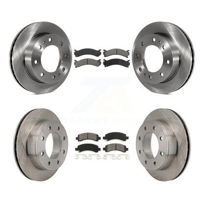 Kit de plaquettes semi-métalliques de Rotor de frein à disque avant et arrière, pour Chevrolet Express 2500 GM