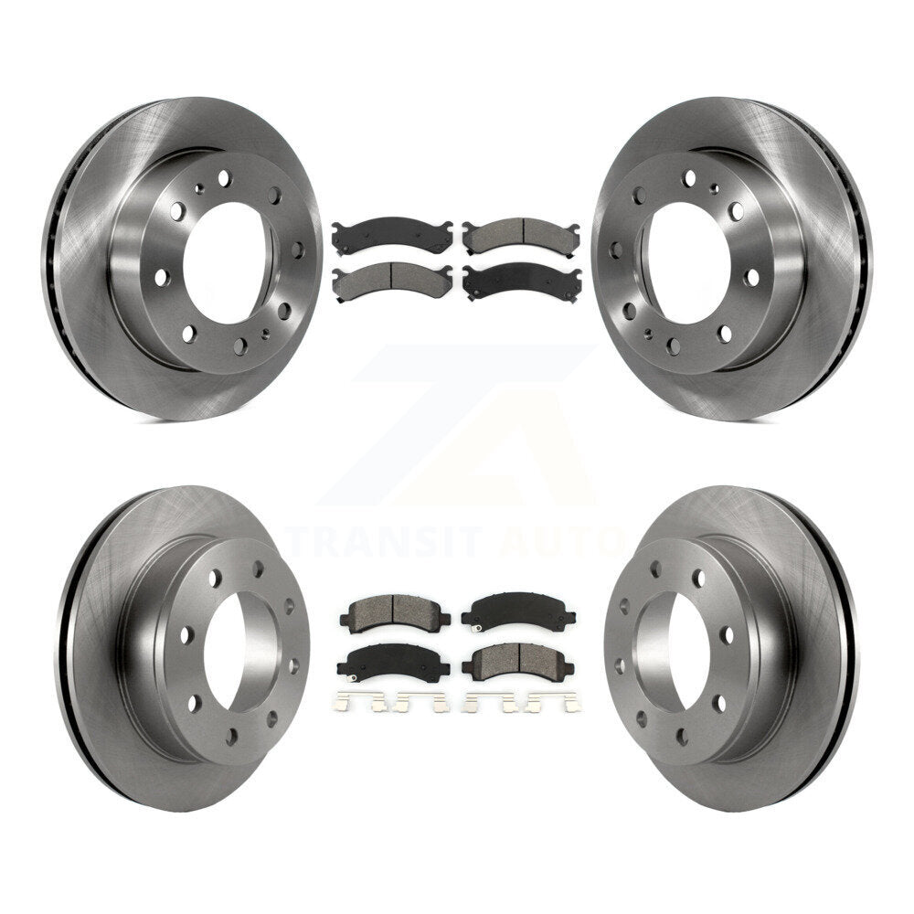 Kit de plaquettes semi-métalliques de Rotor de frein à disque avant et arrière, pour Chevrolet Express 2500 GM