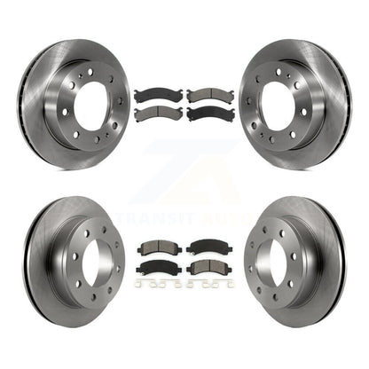 Kit de plaquettes semi-métalliques de Rotor de frein à disque avant et arrière, pour Chevrolet Express 2500 GM
