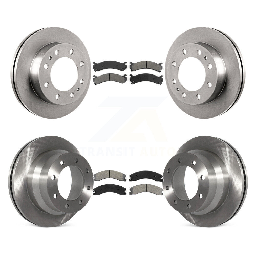 Kit de plaquettes semi-métalliques de Rotor de frein à disque avant et arrière, pour Chevrolet Express 4500 GM