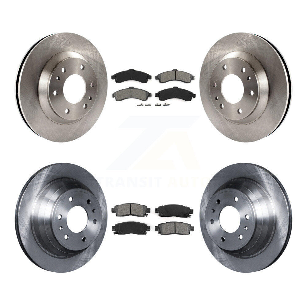 Kit de plaquettes de frein semi-métalliques pour Rotor de frein avant et arrière, pour GMC Envoy Chevrolet Trailblaze