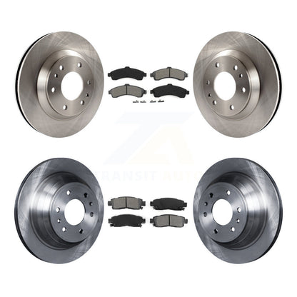 Kit de plaquettes de frein semi-métalliques pour Rotor de frein avant et arrière, pour GMC Envoy Chevrolet Trailblaze