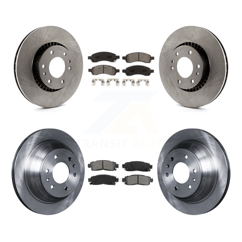Kit de plaquettes semi-métalliques de Rotor de frein avant et arrière, pour Chevrolet Trailblazer GMC Envo