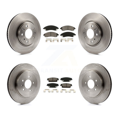 Kit de rotor de frein avant et arrière et plaquettes semi-métalliques pour Cadillac CTS Bas 2006 – 2007