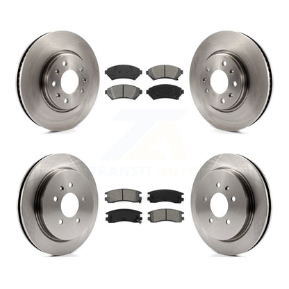 Kit de rotors de frein à disque avant et arrière et plaquettes semi-métalliques pour Cadillac Séville