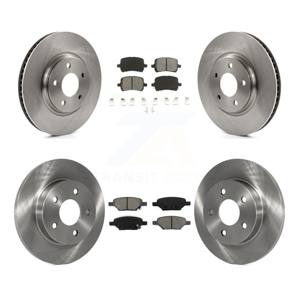 Kit de plaquettes de frein semi-métalliques pour Rotors de frein avant et arrière, pour Chevrolet Malibu Pontiac G5 G