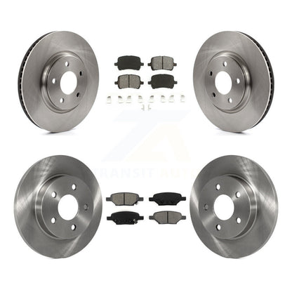 Kit de plaquettes de frein semi-métalliques pour Rotors de frein avant et arrière, pour Chevrolet Malibu Pontiac G5 G