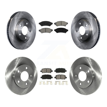Rotors de frein avant arrière et Kit de plaquettes semi-métalliques pour Buick LaCrosse Pontiac Gran