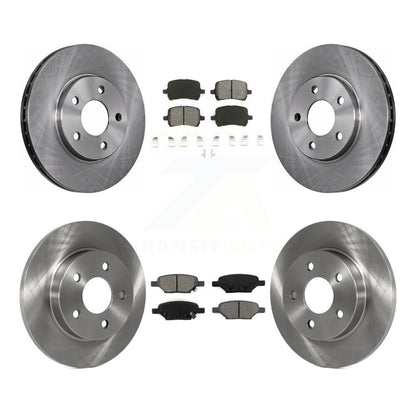 Kit de rotor de frein avant et arrière et plaquettes semi-métalliques pour Chevrolet Malibu Pontiac G