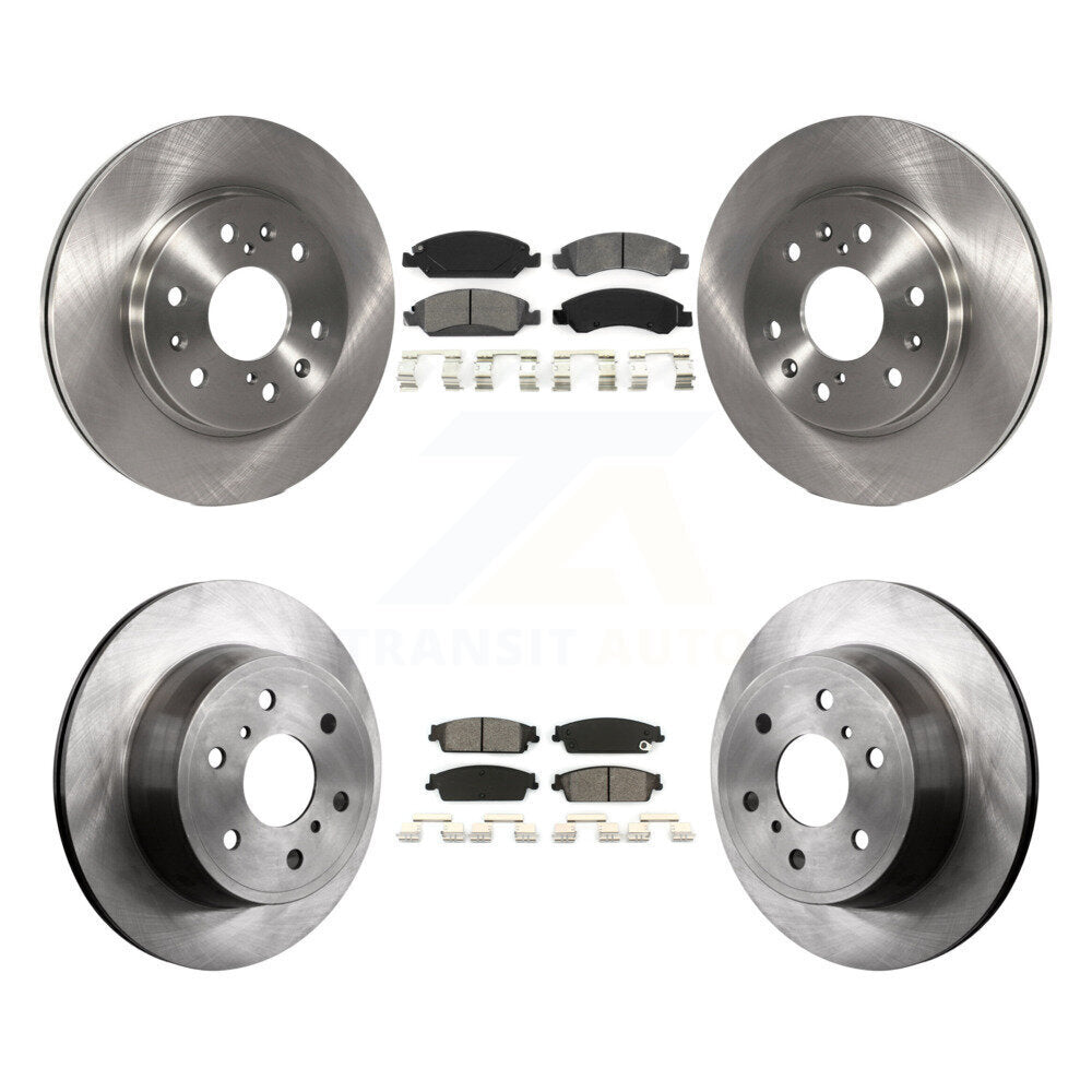 Kit de plaquettes semi-métalliques de Rotor de frein avant et arrière, pour Chevrolet GMC Sierra 1500 Taho