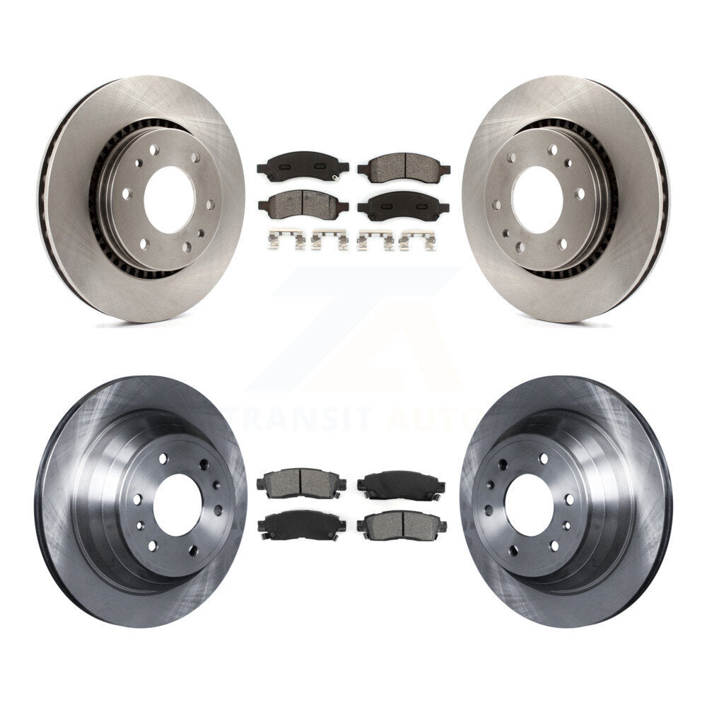 Kit de plaquettes semi-métalliques de Rotor de frein avant et arrière, pour Chevrolet Trailblazer GMC Envo