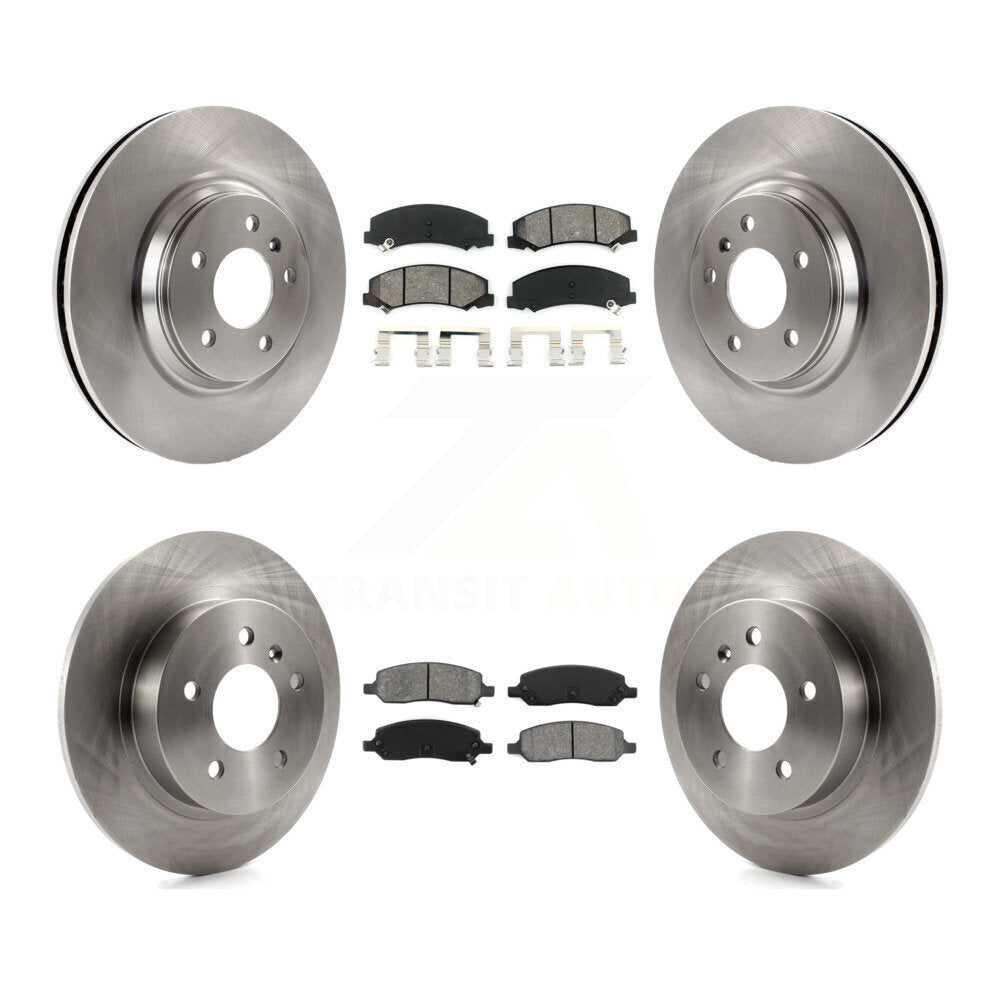 Kit de plaquettes semi-métalliques de Rotor de frein à disque avant et arrière, pour Buick Lucerne Cadillac DT