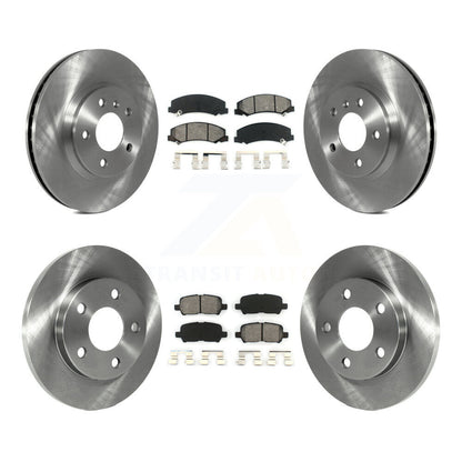 Rotor de frein à disque avant et arrière et Kit de plaquettes semi-métalliques pour Chevrolet Impala Limite