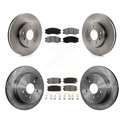 Kit de rotor de frein avant et arrière et plaquettes semi-métalliques pour Chevrolet Equinox Pontiac Vu