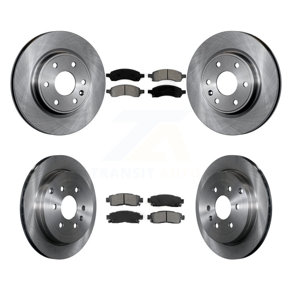 Kit de plaquettes semi-métalliques de Rotor de frein avant et arrière, pour GMC Acadia Buick autoclave Satur