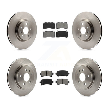 Kit de rotors de frein à disque avant et arrière et plaquettes semi-métalliques pour Cadillac XTS