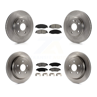 Kit de disques de frein à disque avant et arrière et plaquettes semi-métalliques pour Cadillac CTS