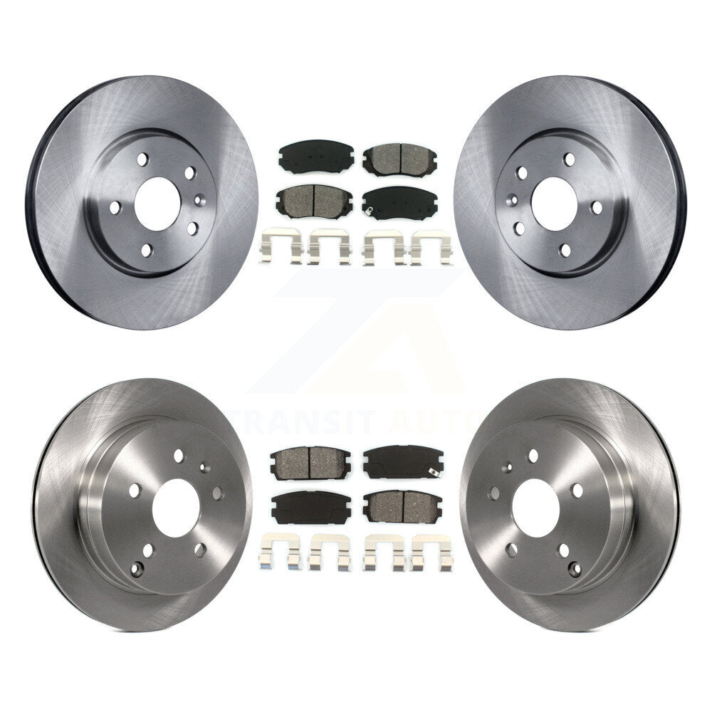 Rotor de frein avant arrière et Kit de plaquettes semi-métalliques pour Chevrolet Equinox GMC Terrai