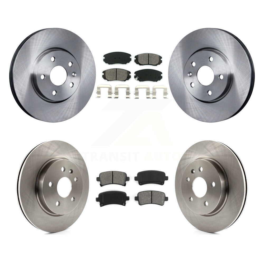 Kit de rotor de frein avant et arrière et plaquettes semi-métalliques pour Chevrolet Malibu Impala Buic