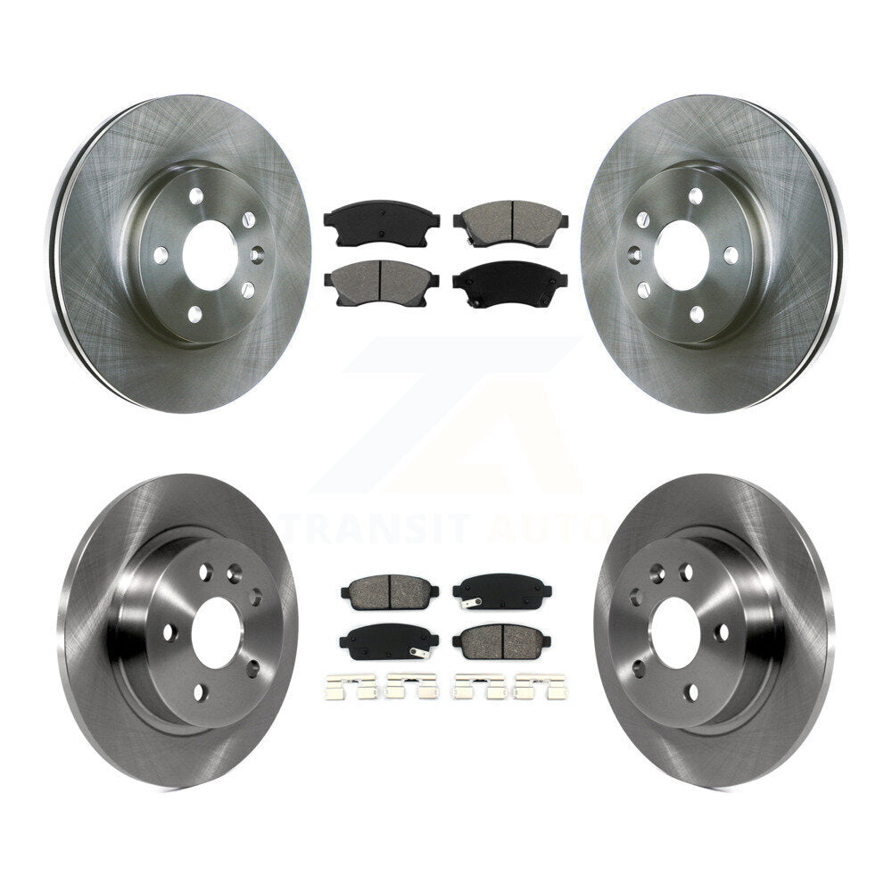 Kit de rotor de frein avant et arrière et plaquettes semi-métalliques pour Chevrolet Cruze Sonic Limite
