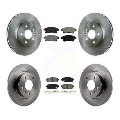 Kit de rotors de frein à disque avant et arrière et plaquettes semi-métalliques pour Chevrolet Cruze