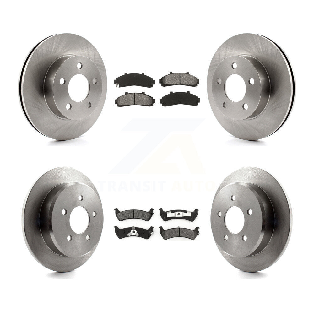 Rotors de frein avant arrière et Kit de plaquettes semi-métalliques pour Ford Ranger Explorer Mercur