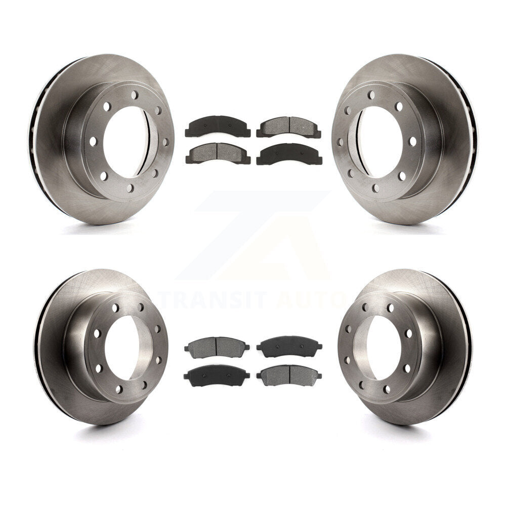 Kit de plaquettes semi-métalliques de Rotor de frein avant et arrière, pour Ford F-250 Super Duty Excursio
