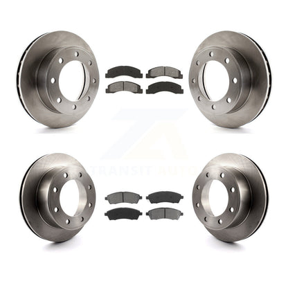 Kit de plaquettes semi-métalliques de Rotor de frein avant et arrière, pour Ford F-250 Super Duty Excursio