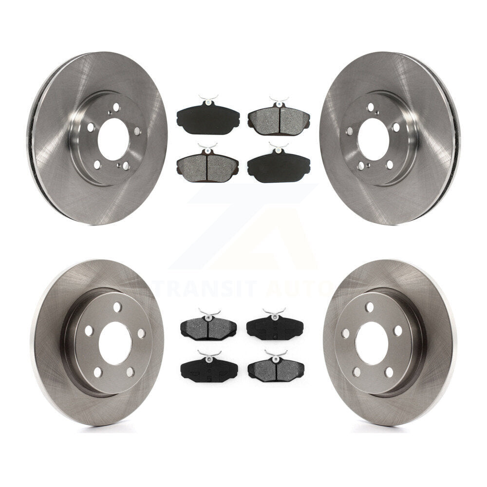 Rotors de frein avant arrière et Kit de plaquettes semi-métalliques pour frein arrière à disque Ford Taurus