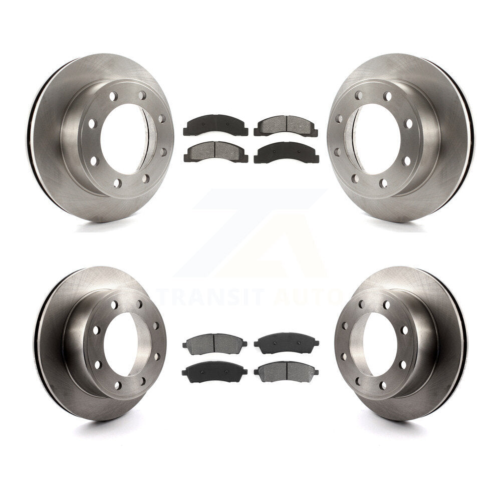 Kit de plaquettes semi-métalliques de Rotor de frein avant et arrière, pour Ford F-250 Super Duty Excursio