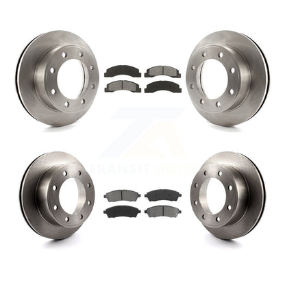 Kit de plaquettes semi-métalliques de Rotor de frein avant et arrière, pour Ford F-250 Super Duty Excursio