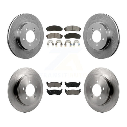 Kit de rotors de frein à disque avant et arrière et plaquettes semi-métalliques pour Ford Explorer Mercur