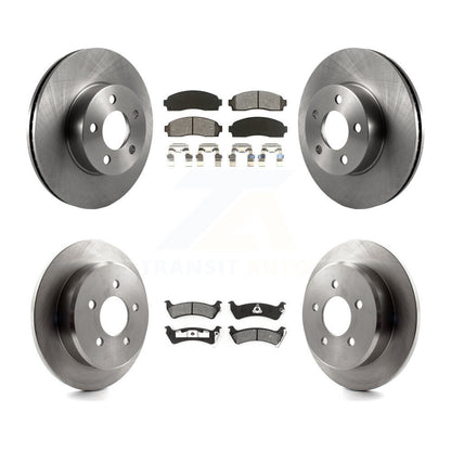 Rotors de frein avant arrière et Kit de plaquettes semi-métalliques pour Ford Explorer Sport Trac 4W
