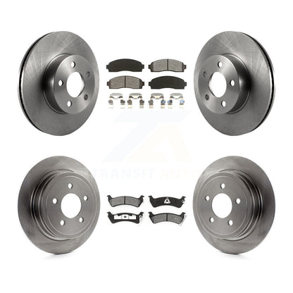 Rotors de frein avant arrière et Kit de plaquettes semi-métalliques pour Ford Explorer Sport Trac 4W