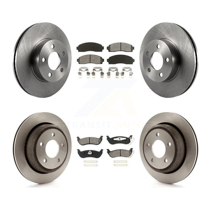 Rotors de frein à disque avant et arrière et Kit de plaquettes semi-métalliques pour Ford Ranger Mazda B400