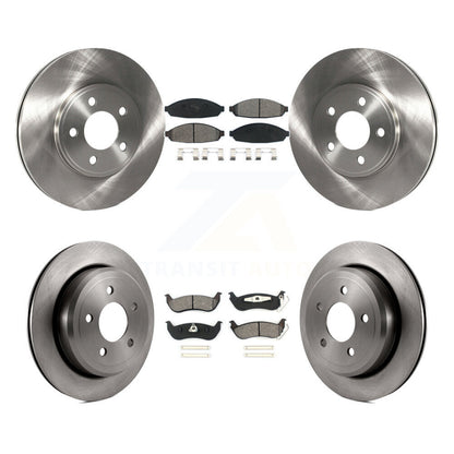 Kit de rotor de frein avant et arrière et plaquettes semi-métalliques pour Ford Crown Victoria Mercur