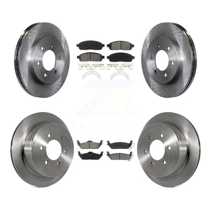 Kit de plaquettes de frein semi-métalliques pour disques de frein avant et arrière, pour Ford F-150 Lincoln Mark LT 4W