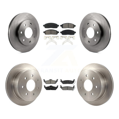 Kit de plaquettes de frein semi-métalliques pour disques de frein avant et arrière, pour Ford F-150 Lincoln Mark LT 4W