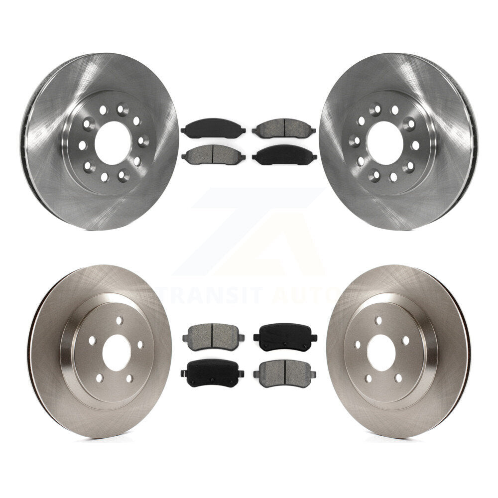 Kit de plaquettes de frein semi-métalliques pour rotors de frein avant et arrière, pour Ford Freestar Mercury Montere