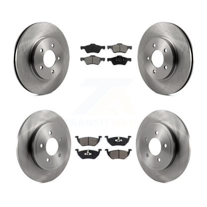 Rotors de frein à disque avant et arrière, Kit de plaquettes semi-métalliques pour Ford Escape Mazda Tribut