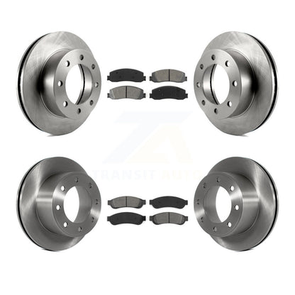 Kit de plaquettes semi-métalliques de Rotor de frein avant et arrière, pour Ford F-350 Super Duty F-250 4W
