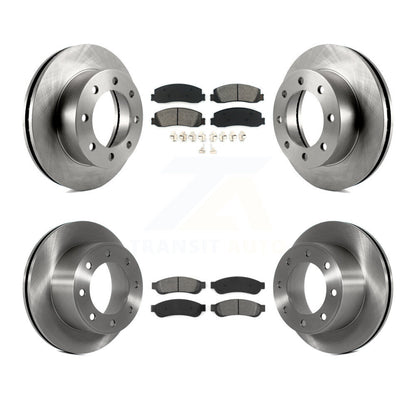 Kit de plaquettes semi-métalliques de Rotor de frein avant et arrière, pour Ford F-250 Super Duty F-350 4W