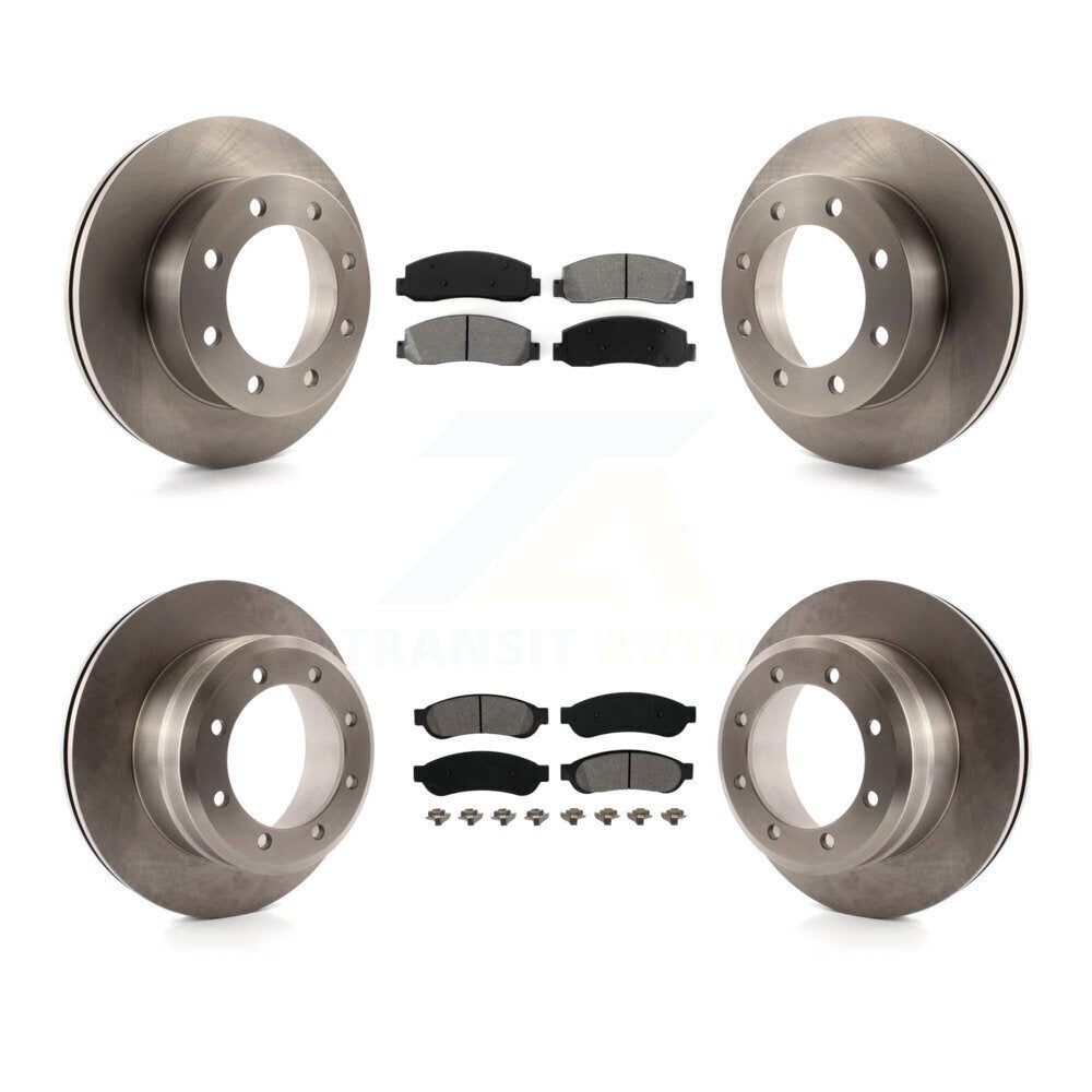 Kit de plaquettes semi-métalliques de Rotor de frein avant et arrière, pour Ford F-350 Super Duty 4W 05-07