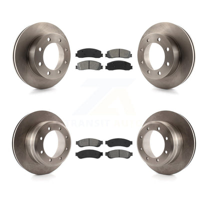 Kit de plaquettes de frein semi-métalliques pour rotors de frein avant et arrière, pour Ford F-350 Super Duty 4W 2012