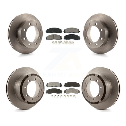 Kit de plaquettes de frein semi-métalliques pour rotors de frein avant et arrière, pour Ford F-350 Super Duty 4W 2013