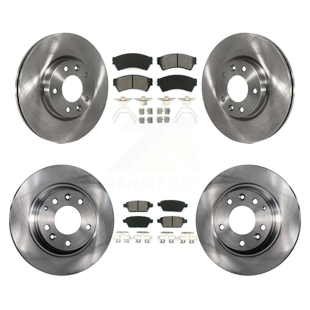 Kit de plaquettes semi-métalliques de Rotor de frein avant et arrière, pour Ford Fusion Mazda 6 Lincoln MK