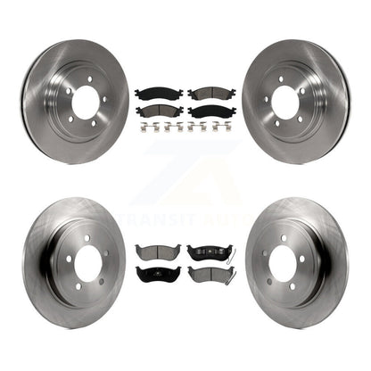 Kit de rotor de frein à disque avant et arrière et plaquettes semi-métalliques pour Ford Explorer Sport Tra