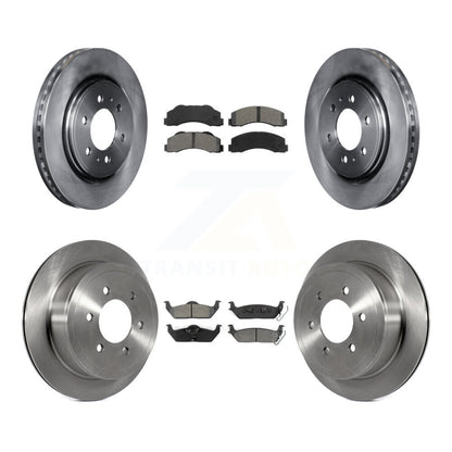 Kit de rotors de frein avant et arrière et plaquettes semi-métalliques pour Ford F-150 avec roue à 6 écrous