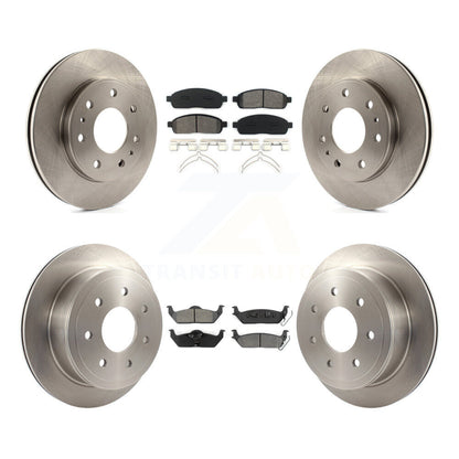 Kit de plaquettes semi-métalliques de Rotor de frein avant et arrière, pour Ford F-150 09 avec roue à 7 écrous